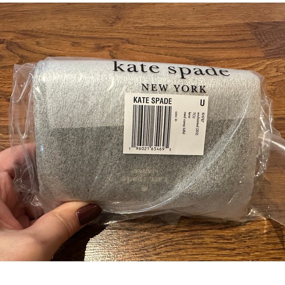 Kate Spade New York Leather Wallet Black 4x6 NWT Designer Lux Accessories $199 - Picture 6 of 6